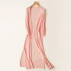 Women Cardigan | Open Front Extended Length Long Sleeve