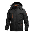 Men Jacket | Insulated Winter Fit with Detachable Hood