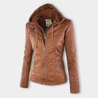Women Jacket | Tailored Moto Fit with Removable Hood