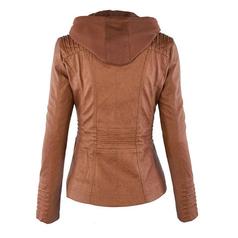 Women Jacket | Tailored Moto Fit with Removable Hood