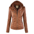 Women Jacket | Tailored Moto Fit with Removable Hood