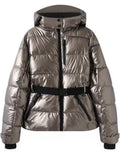 Women Jacket | Quilted Ski Design with Belt and Hood