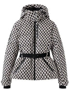 Women Jacket | Quilted Ski Design with Belt and Hood