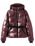 Women Jacket | Quilted Ski Design with Belt and Hood