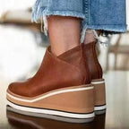 Women Boots | Chelsea Ankle Style with Platform Sole