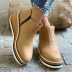 Women Boots | Chelsea Ankle Style with Platform Sole