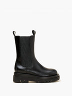 Women Chelsea Boots | Platform Sole with Elastic Side Panels