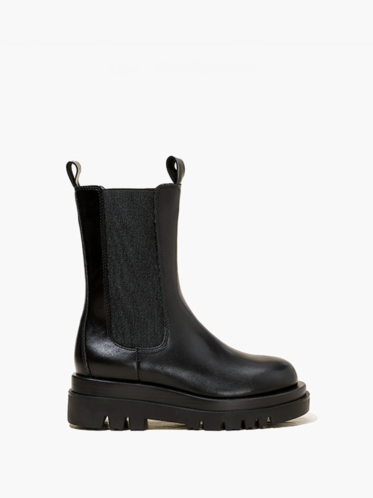 Women Chelsea Boots | Platform Sole with Elastic Side Panels