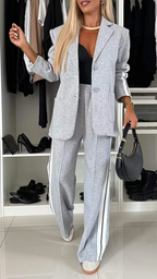 Women Suit Set | Relaxed Fit Blazer and Trouser Two-Piece
