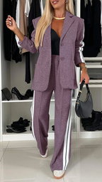 Women Suit Set | Relaxed Fit Blazer and Trouser Two-Piece