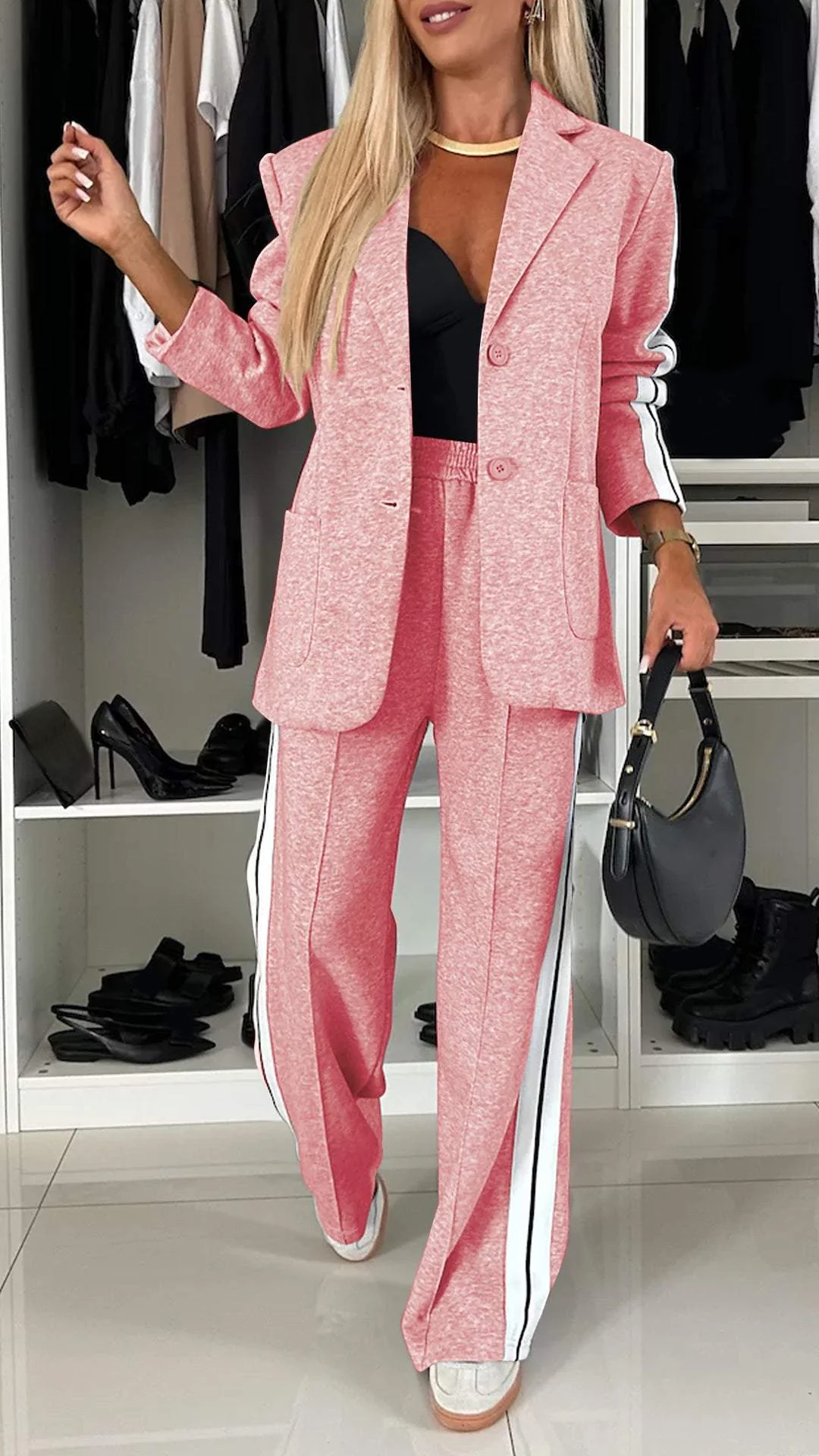 Women Suit Set | Relaxed Fit Blazer and Trouser Two-Piece