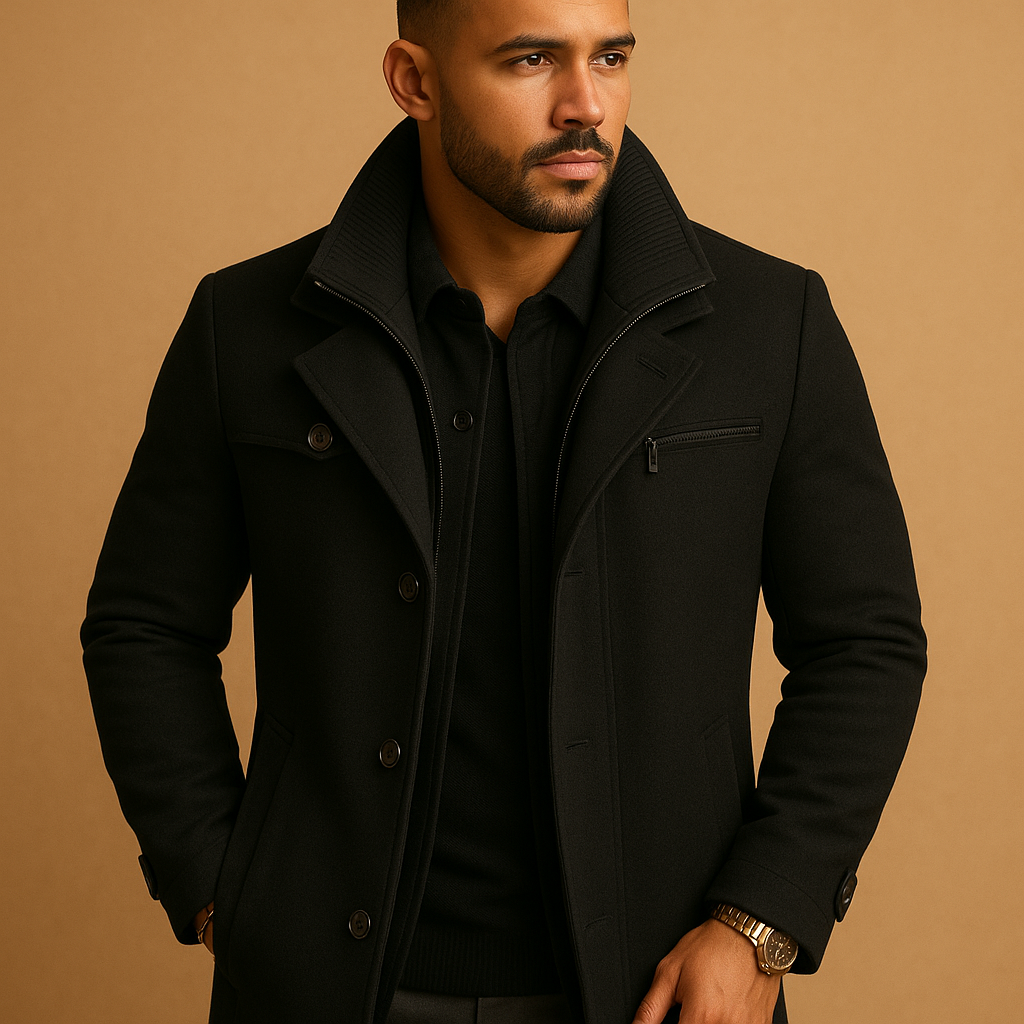 Men Jacket | Waterproof Winter Fit with Adjustable Cuffs