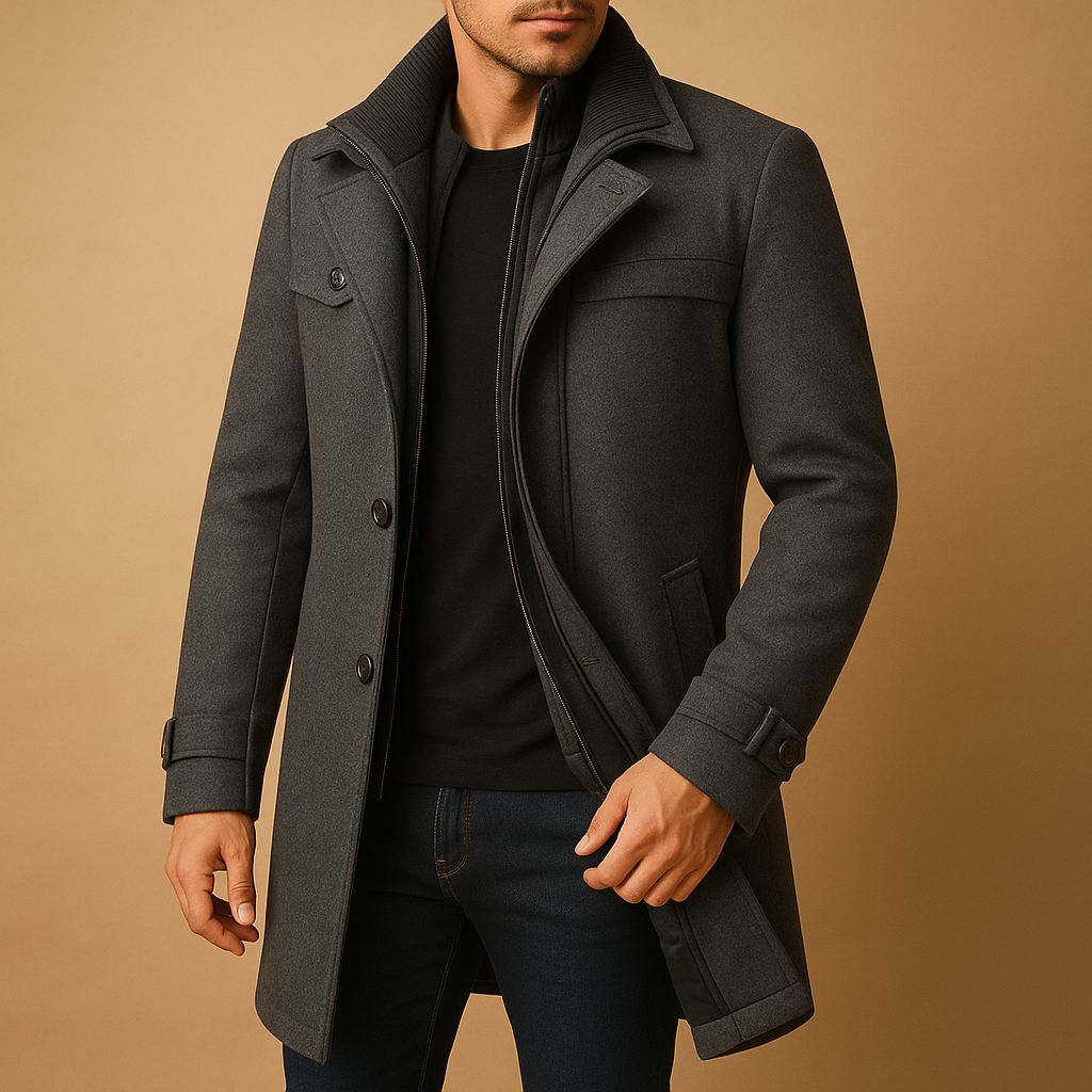 Men Jacket | Waterproof Winter Fit with Adjustable Cuffs