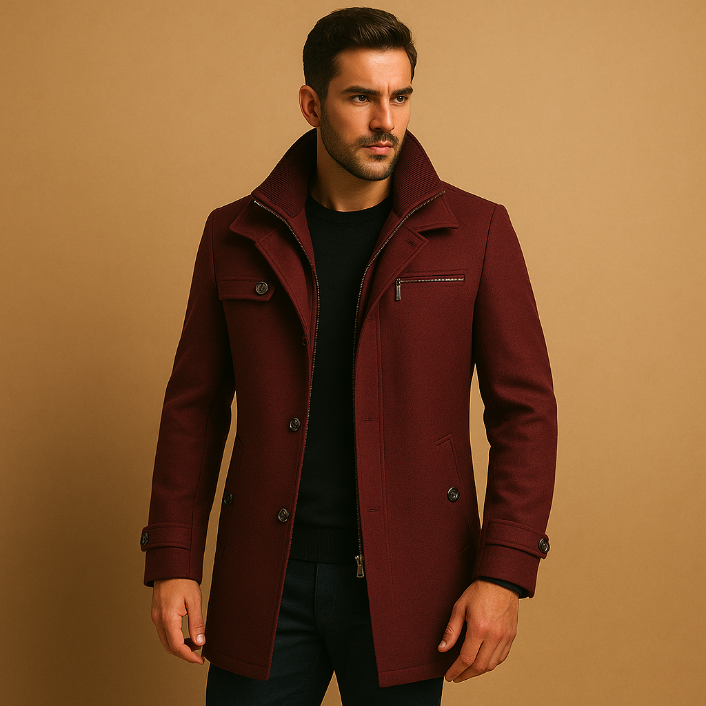 Men Jacket | Waterproof Winter Fit with Adjustable Cuffs