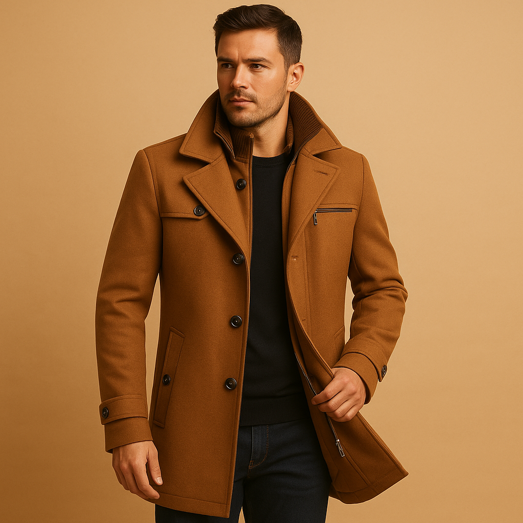 Men Jacket | Waterproof Winter Fit with Adjustable Cuffs