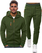 Men Set | Zip Hooded Top and Jogger Trousers Regular Fit
