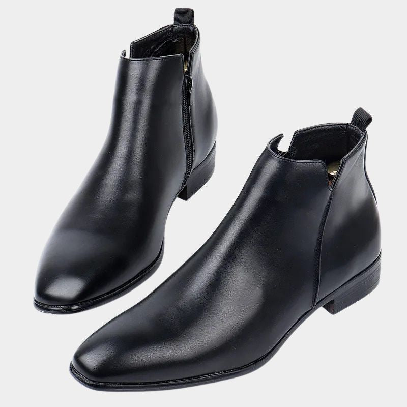 Men Boots | Ankle Height with Side Zip Closure