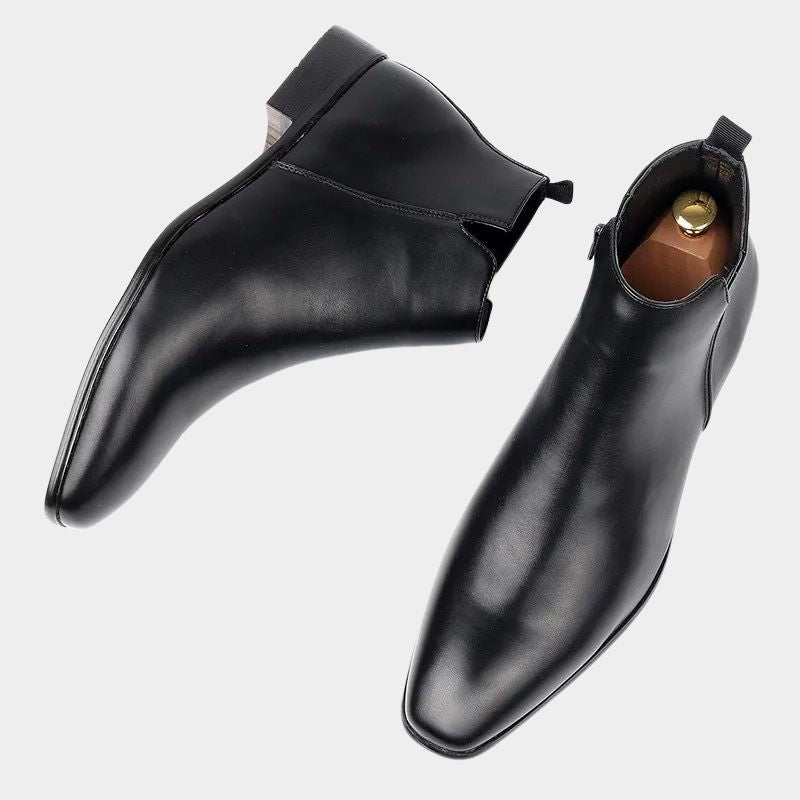 Men Boots | Ankle Height with Side Zip Closure