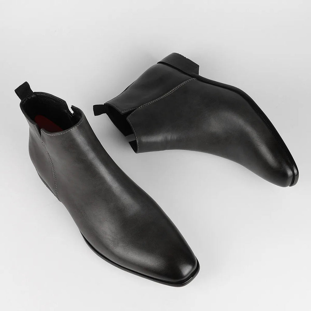 Men Boots | Ankle Height with Side Zip Closure