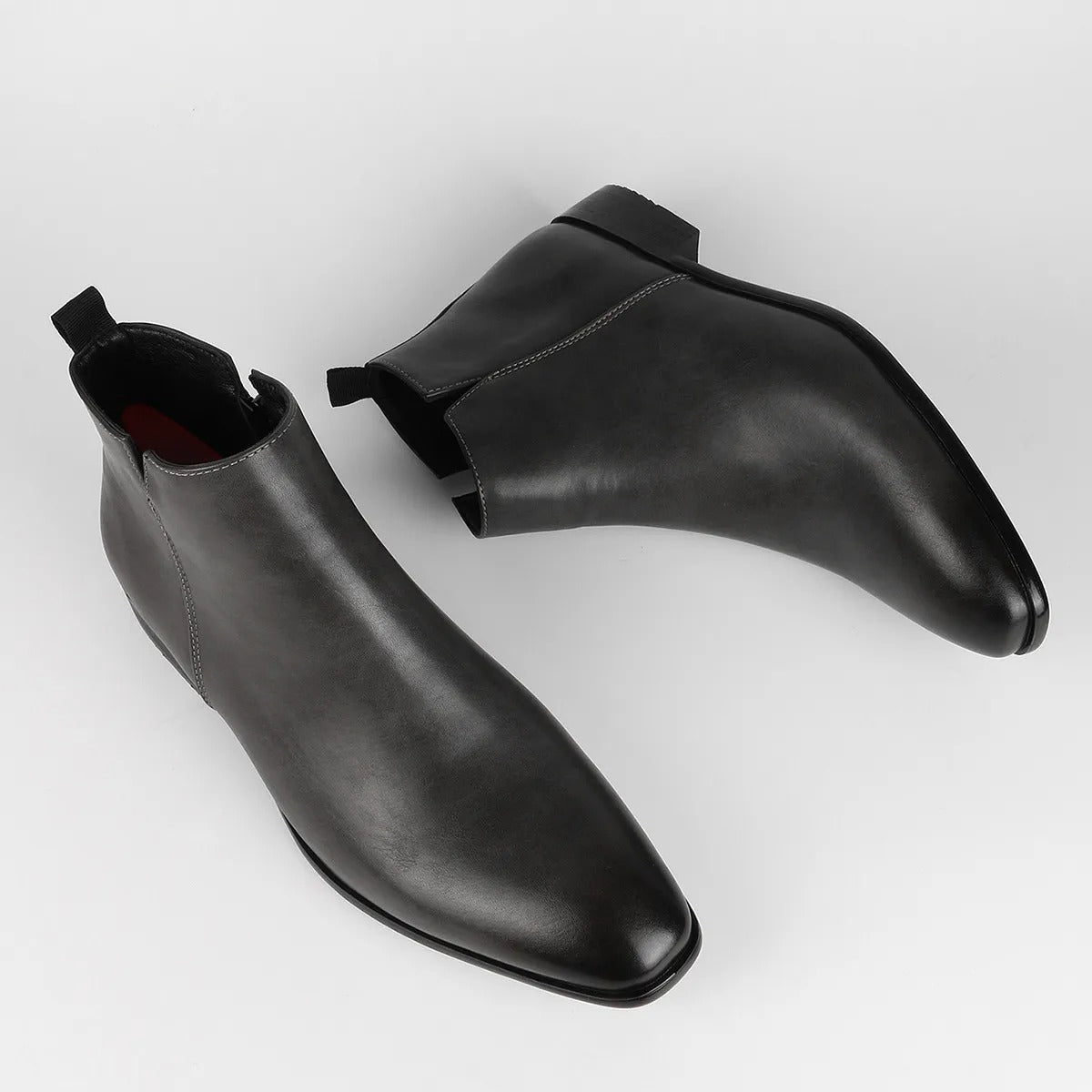 Men Boots | Ankle Height with Side Zip Closure