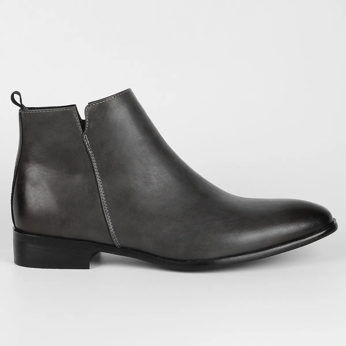 Men Boots | Ankle Height with Side Zip Closure