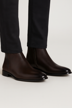 Men Boots | Ankle Height with Side Zip Closure