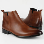 Men Boots | Ankle Height with Side Zip Closure