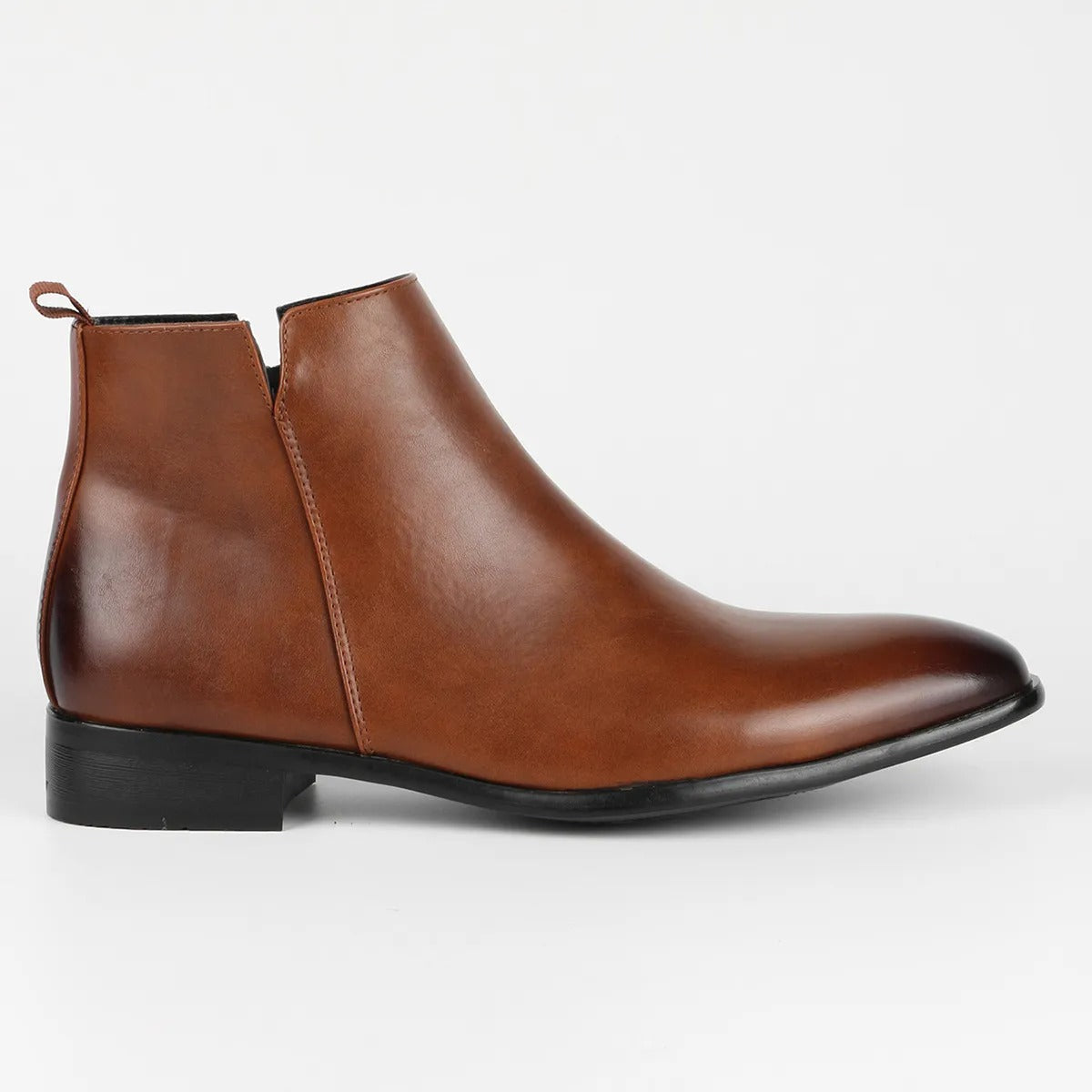 Men Boots | Ankle Height with Side Zip Closure