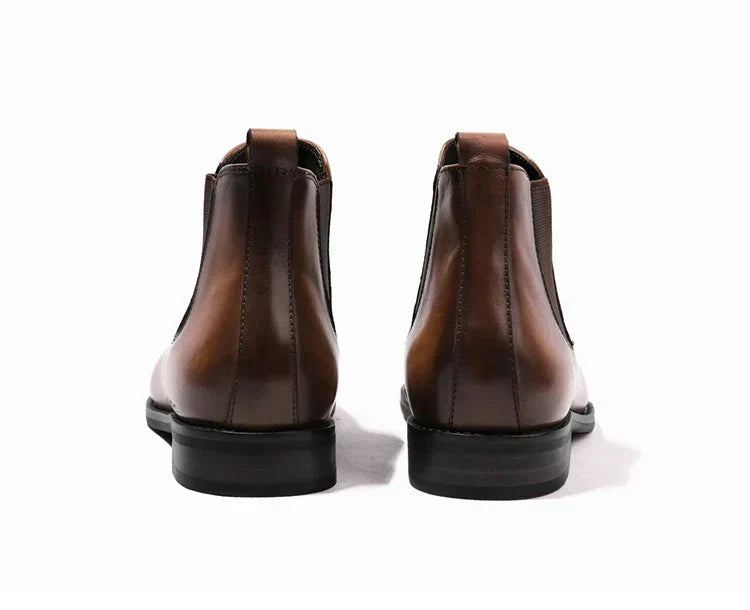 Men Boots | Pointed Toe with Elastic Side Panels