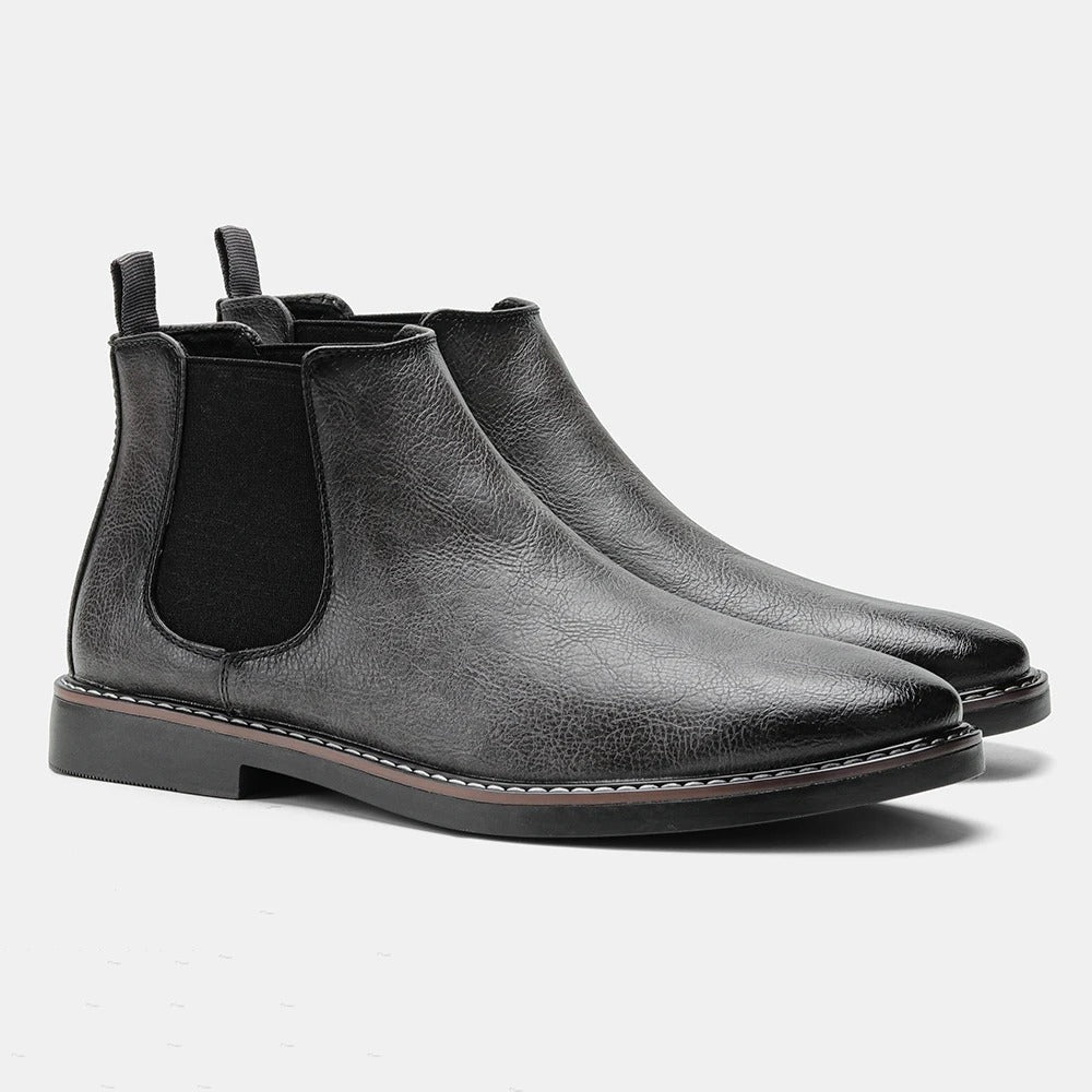 Men Boots | Slip-On Design with Elastic Side Panels