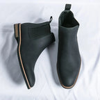 Men Shoes Chelsea | Slip-On Ankle Height with Side Elastic