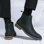 Men Shoes Chelsea | Slip-On Ankle Height with Side Elastic