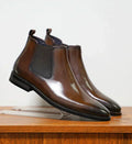 Men Shoes | Chelsea Style with Elastic Side Panels