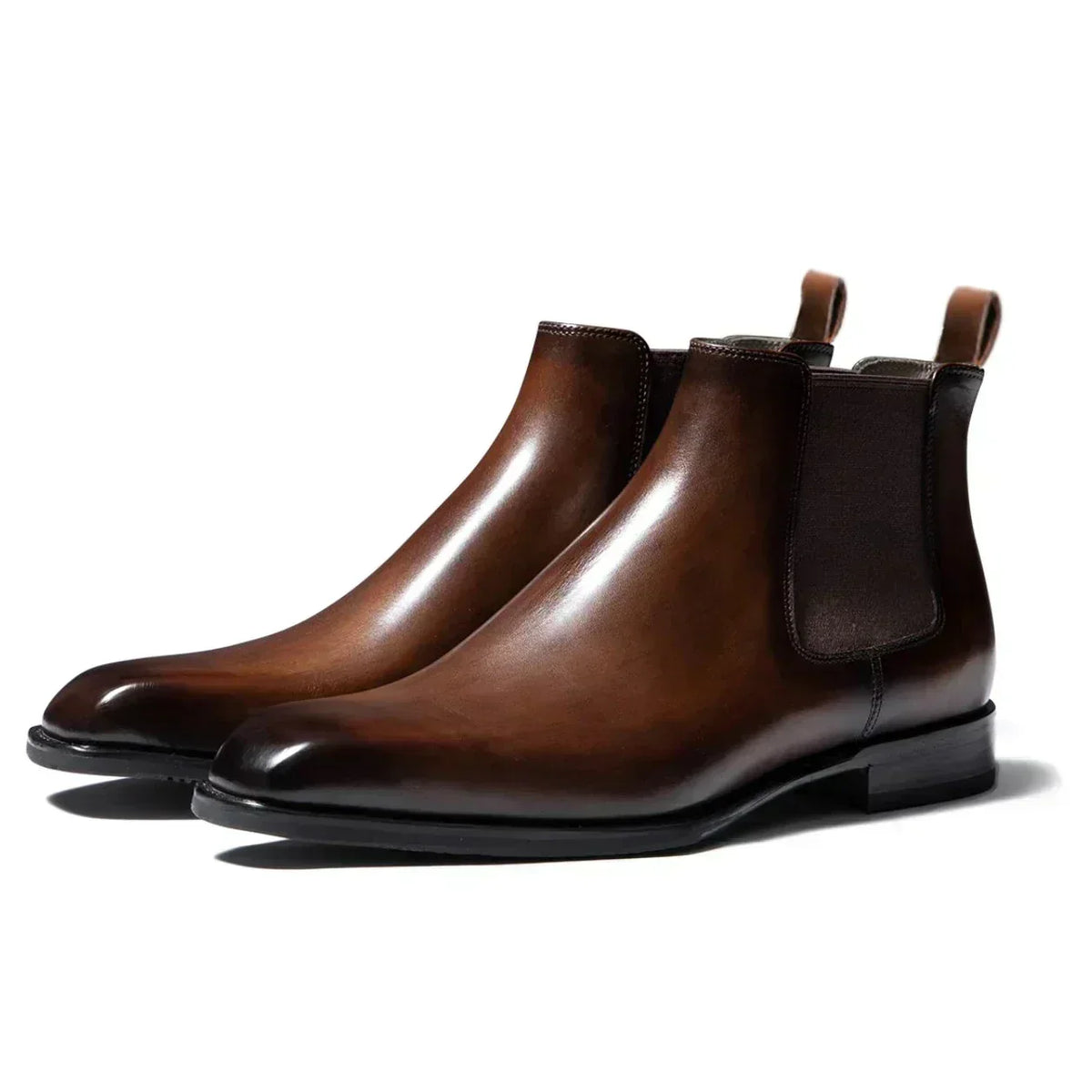 Men Shoes | Chelsea Style with Elastic Side Panels