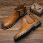 Men Boots | Slip-On Chelsea Style with Ankle Length Fit