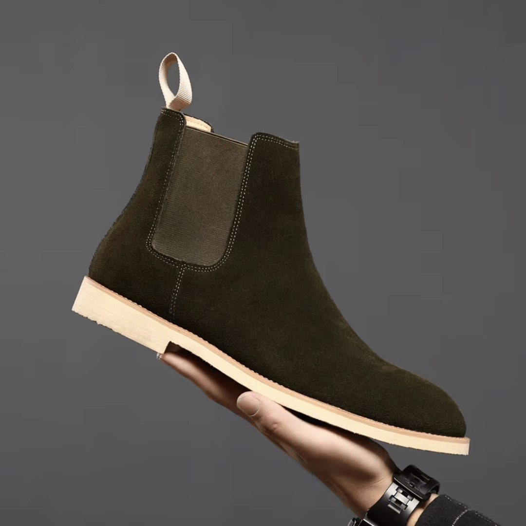 Men Chelsea Boots | Slip-On Design with Rear Pull Loop