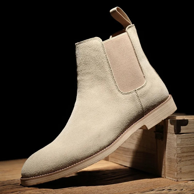 Men Chelsea Boots | Slip-On Design with Rear Pull Loop