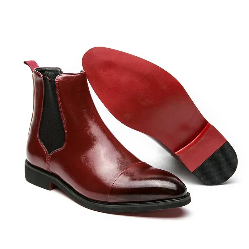 Men Boots | Slip-On Chelsea Cut Above the Ankle