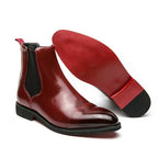 Men Boots | Slip-On Chelsea Cut Above the Ankle