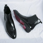 Men Boots | Slip-On Chelsea Cut Above the Ankle