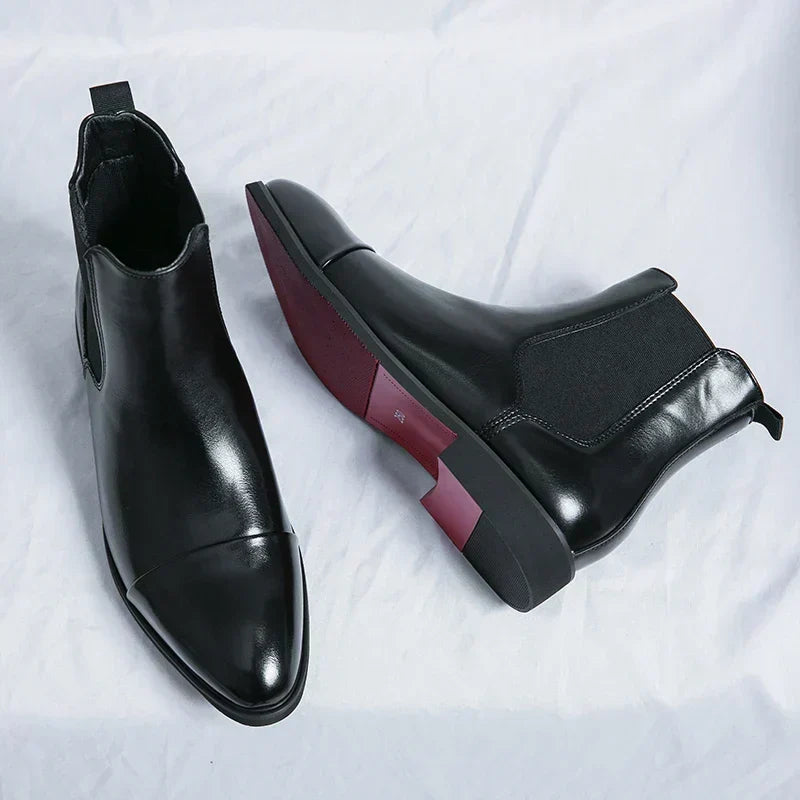 Men Boots | Slip-On Chelsea Cut Above the Ankle