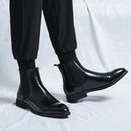 Men Boots | Slip-On Chelsea Cut Above the Ankle