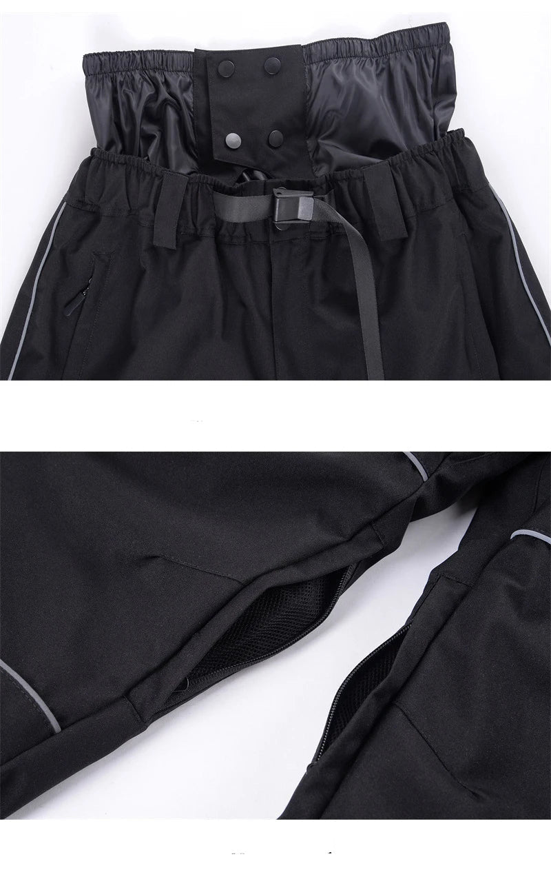 Men Trousers | Windproof Waterproof Full-Length Winter Zip