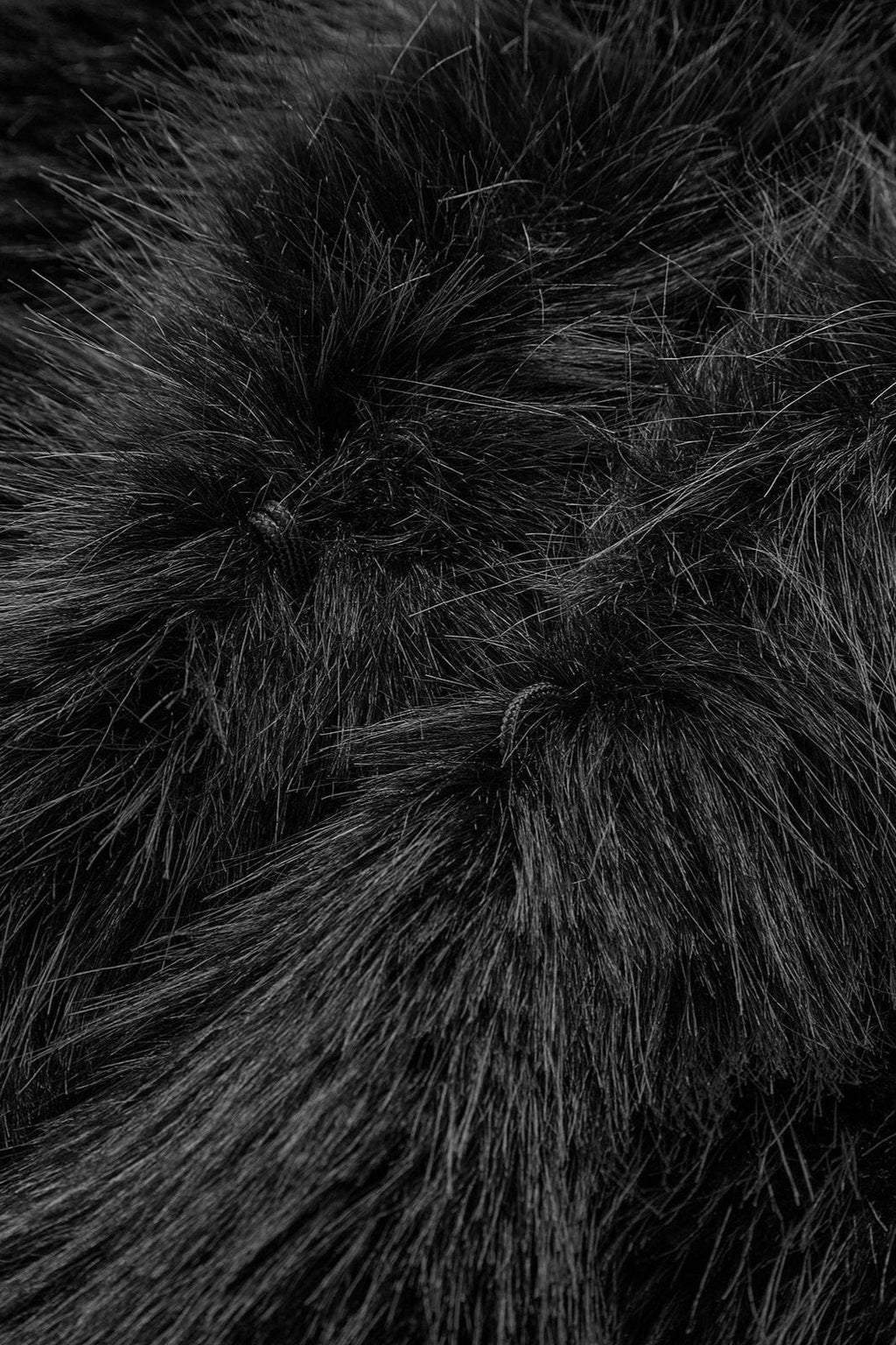 Women Jacket | Short Cut Faux Fur with Open Front Design