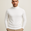 Men Sweater | Turtleneck Fitted Pullover Long Sleeve Cut
