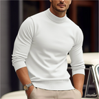 Men Sweater | Turtleneck Fitted Pullover Long Sleeve Cut