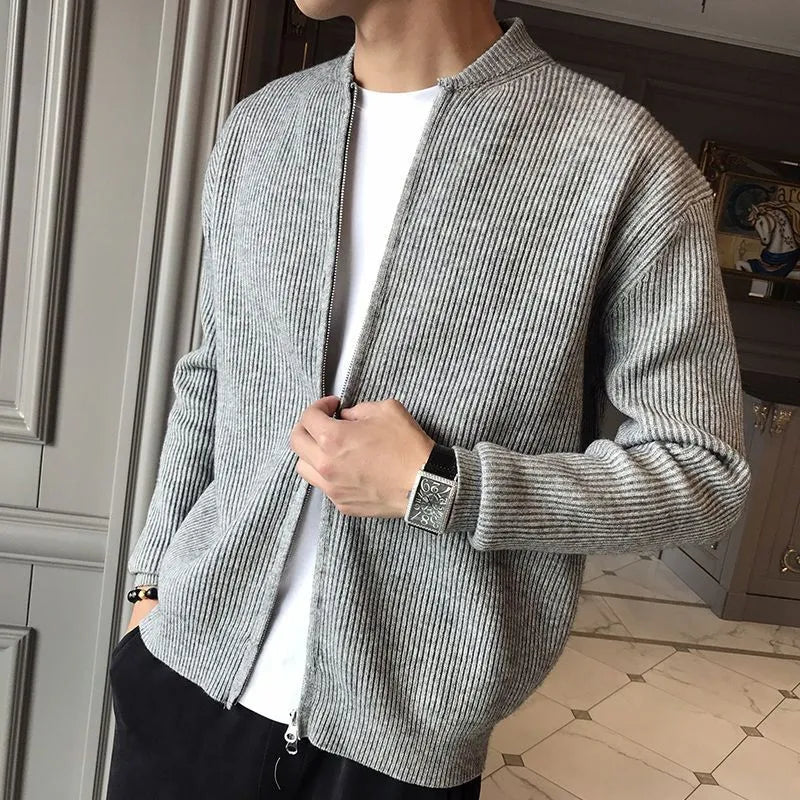 Men Cardigan | V-Neck Sleeveless Pullover Layering Fit
