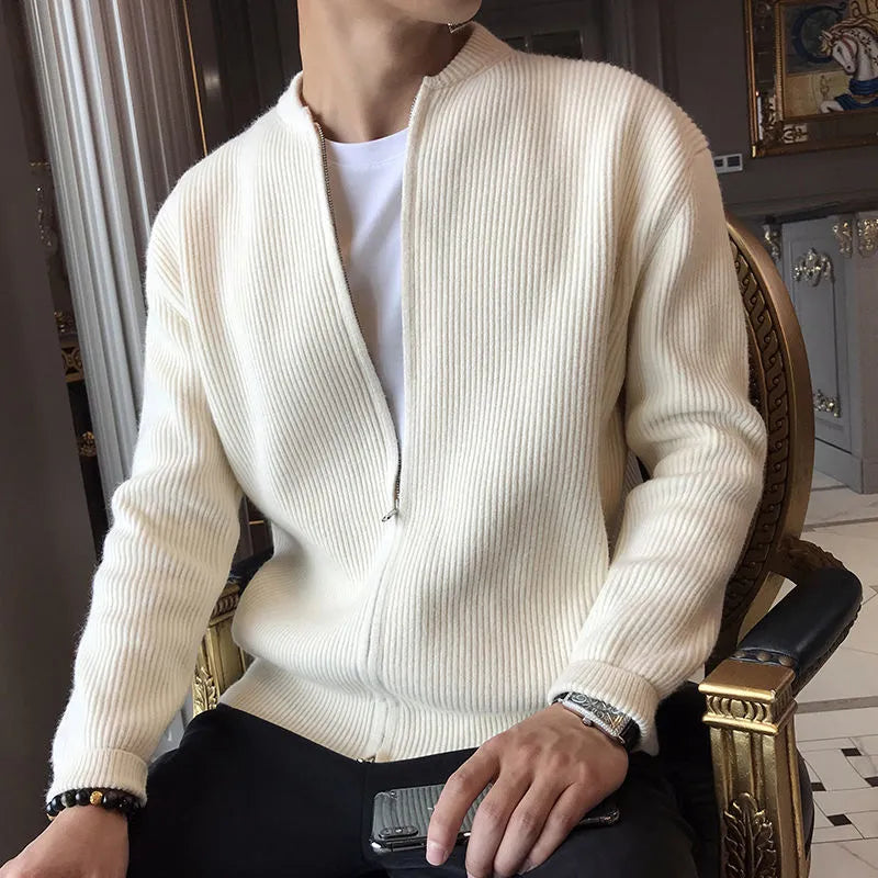 Men Cardigan | V-Neck Sleeveless Pullover Layering Fit
