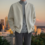 Men Cardigan | V-Neck Sleeveless Pullover Layering Fit