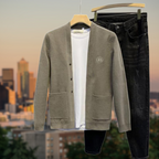 Men Cardigan | V-Neck Sleeveless Pullover Layering Fit